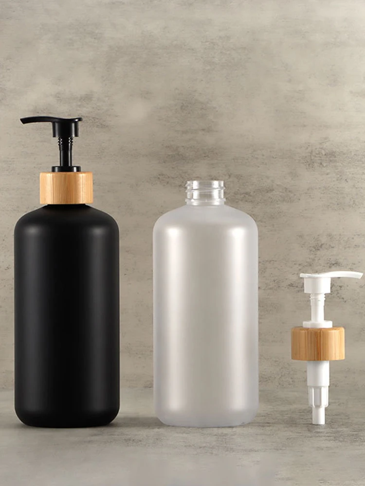 500ml Bathroom Soap Dispensers Refillable Lotion Shampoo Shower Gel Holder Portable Travel Dispenser Empty Bath Pump Bottle