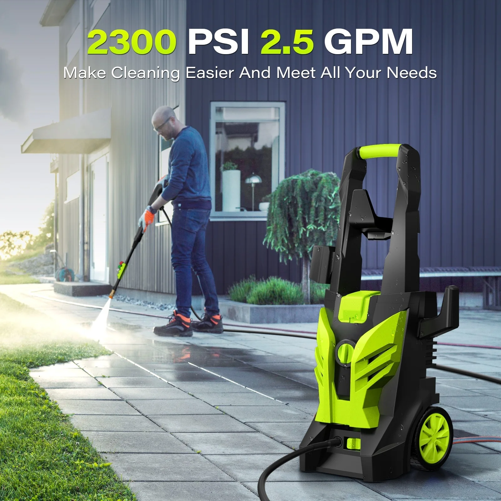톨라이프 휴대용 전기 고압 세척기, 폼 디스펜서가 장착 - Outdoor Power Washer Storage 리뷰 및 가격