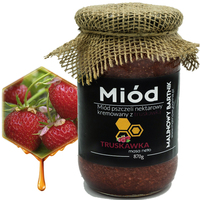 HONEY WITH STRAWBERRIES 870G, Collection 2024, from Poland
