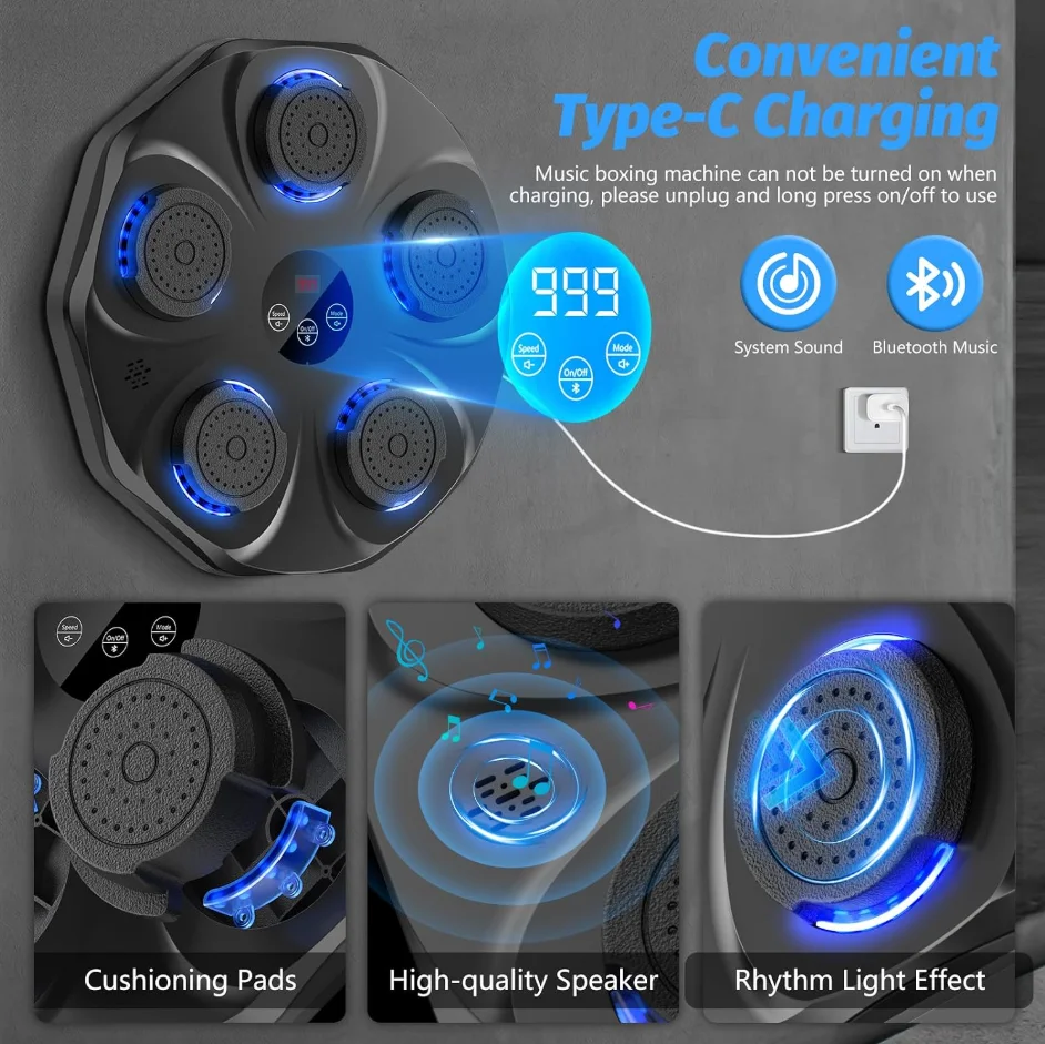Умная музыкальная боксерская м – обзор и цена Led Gloves Music