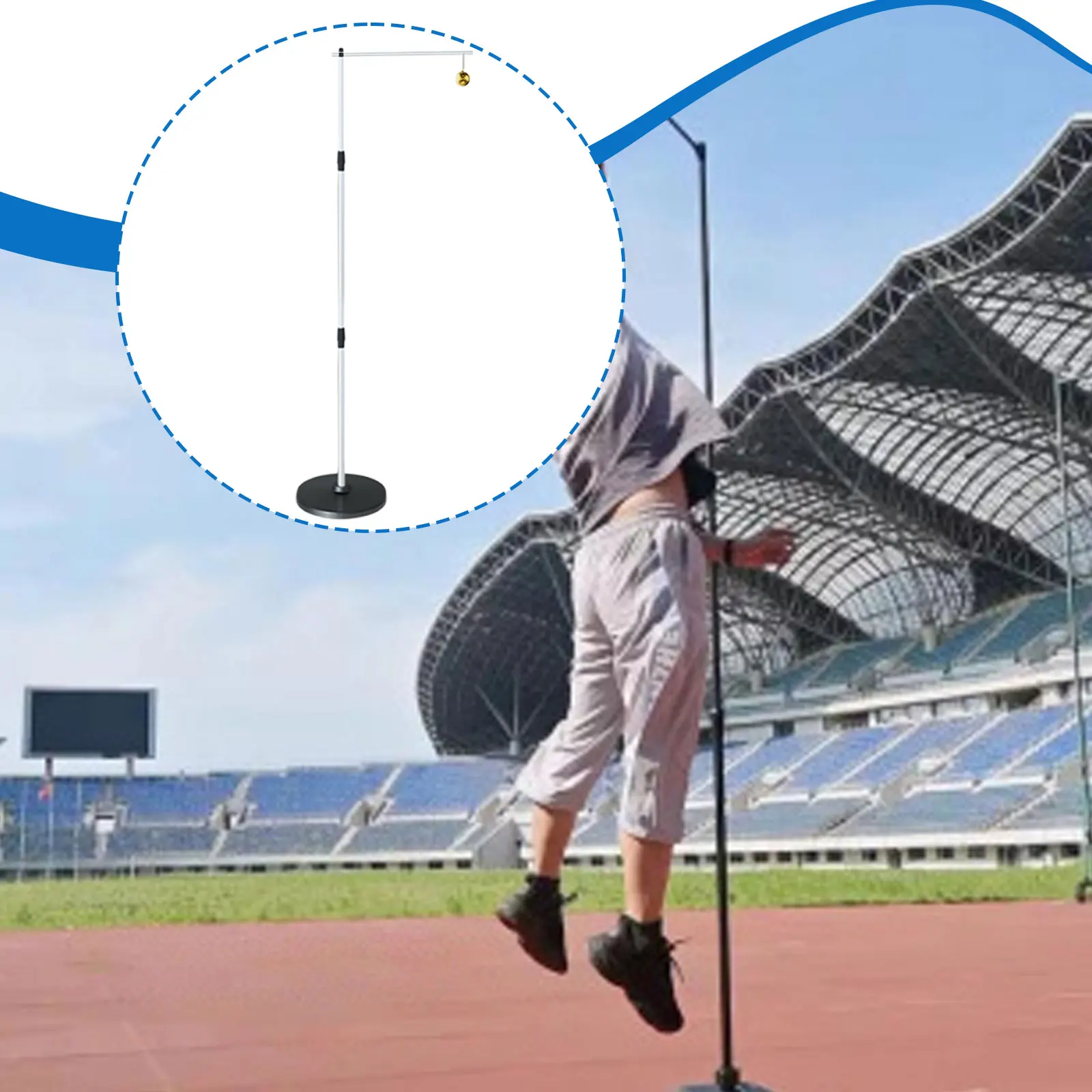 Vertical Jump Tester Practice Easy to Use, Practical, Professional Adjustable, Jumping Equipment Jumping Measurement Tool