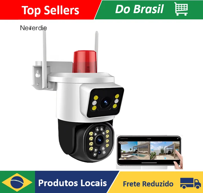Ptz External Camera Dual Lens Wifi C/alarm sc-b21 - Neverdie Store