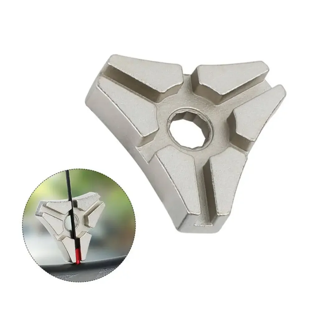 AliExpress ESLNF 3.23/3.3/3.45mm Triangular 6 Port Spoke Carbon Steel Silver Bicycle Repair Tool Wheel Repair