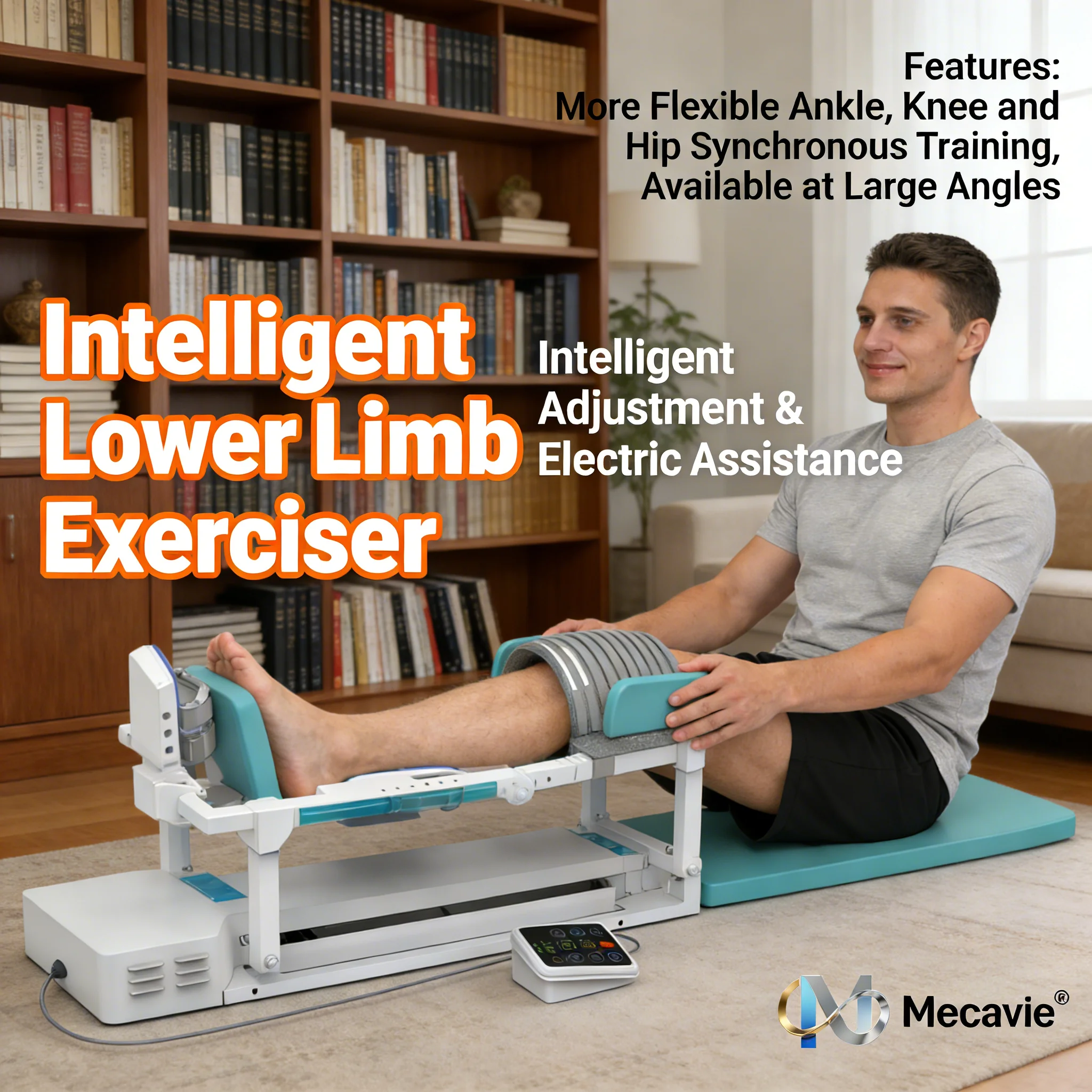 

‌ Электрический тренажер для реабилитации при гемиплегии: растяжение коленного сустава, послеоперационная тренировка сгибания и разгибания нижних конечностей