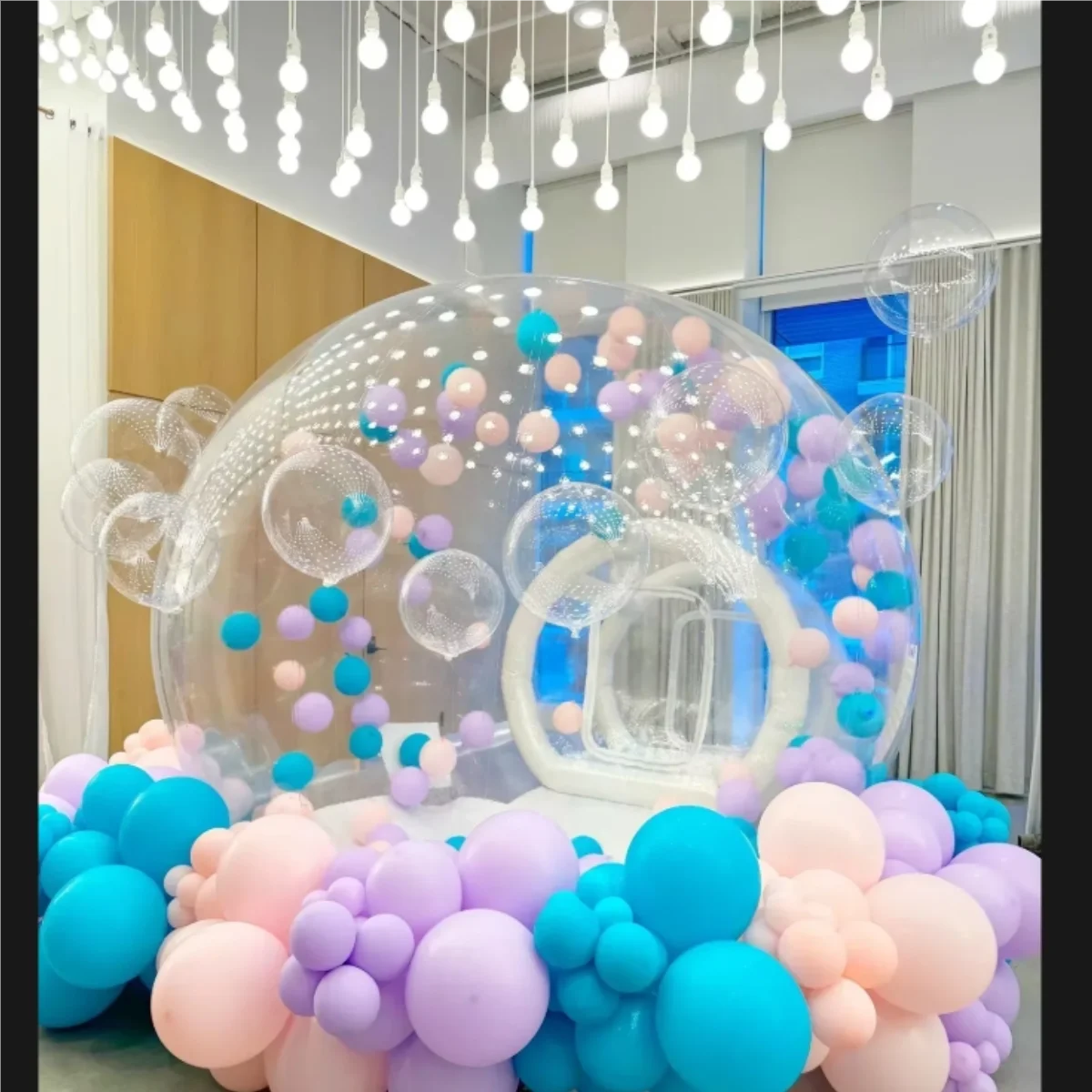 

Inflatable Bubble House Dome Tent for Kids 3m 4m PVC Material Thickened Low Cost Party Entertainment Tent Free Shipping