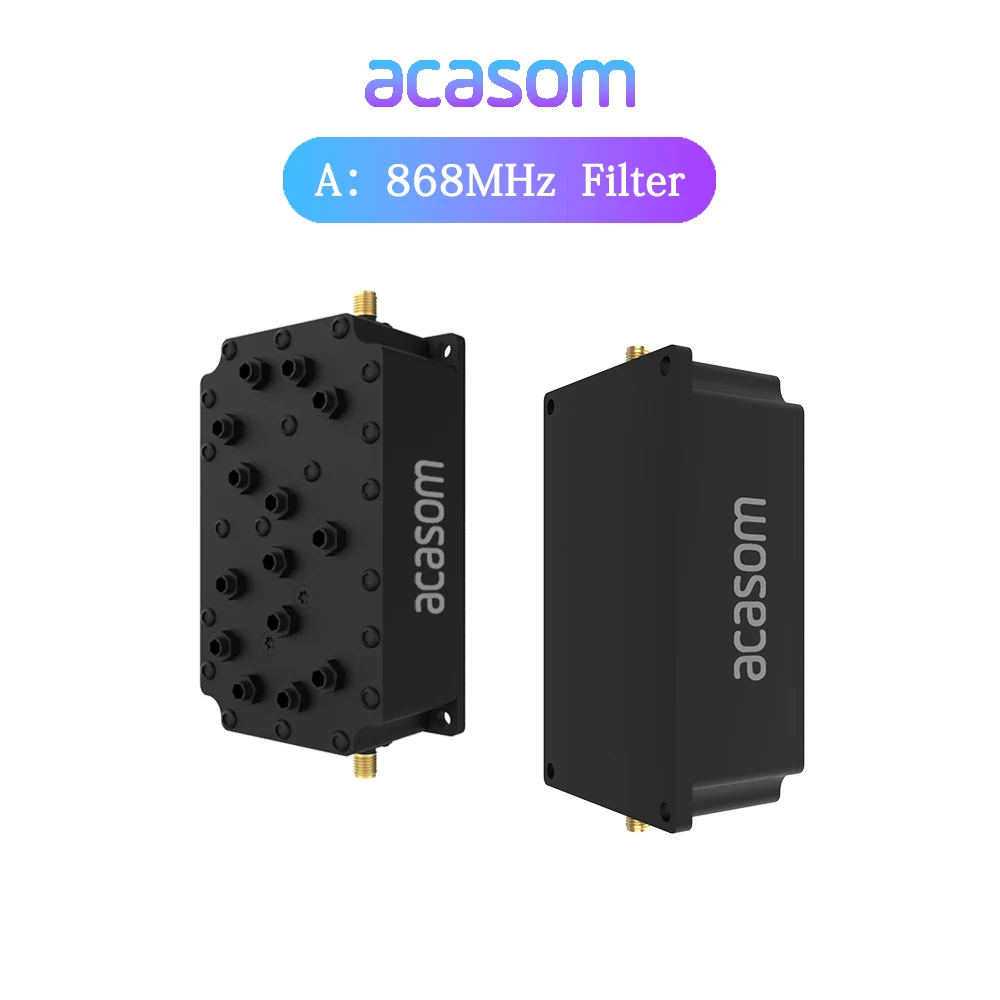 Filtre de cavité pour réseau à l\'hélium, filtre SAW, filtre Lora HNT, rejet de bande haute sortie, 868m, 868MHz, 863m