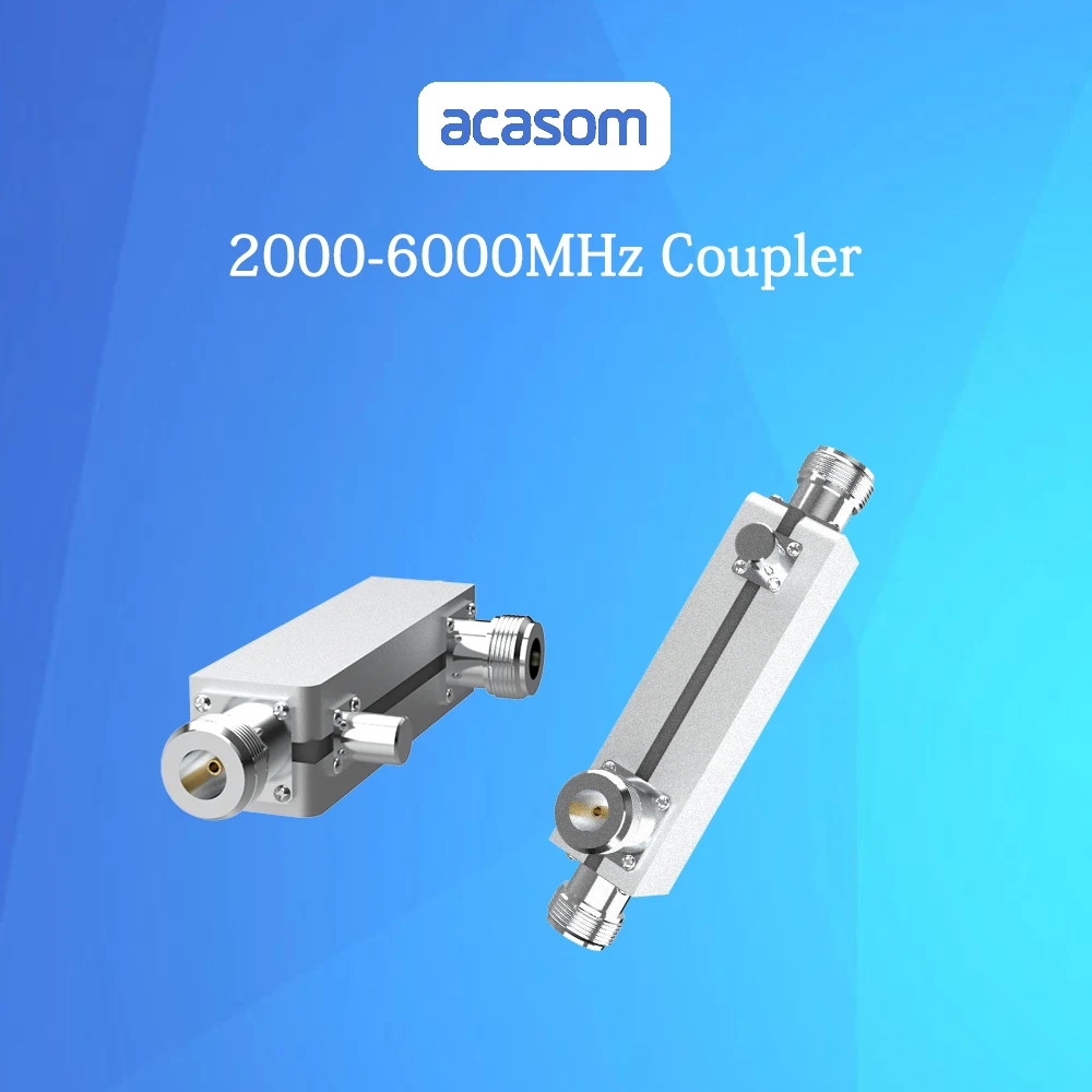 Wideband 7dB  Directional Coupler From 2000MHz to 6000MHz Rated to 20 Watts  N Connector  Microstrip  Line