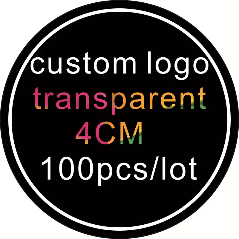 35 buah 4*4 cm stiker & label bulat kustom, pencetakan stiker bulat kustom, Stiker PVC tahan air pada lembar, label putih