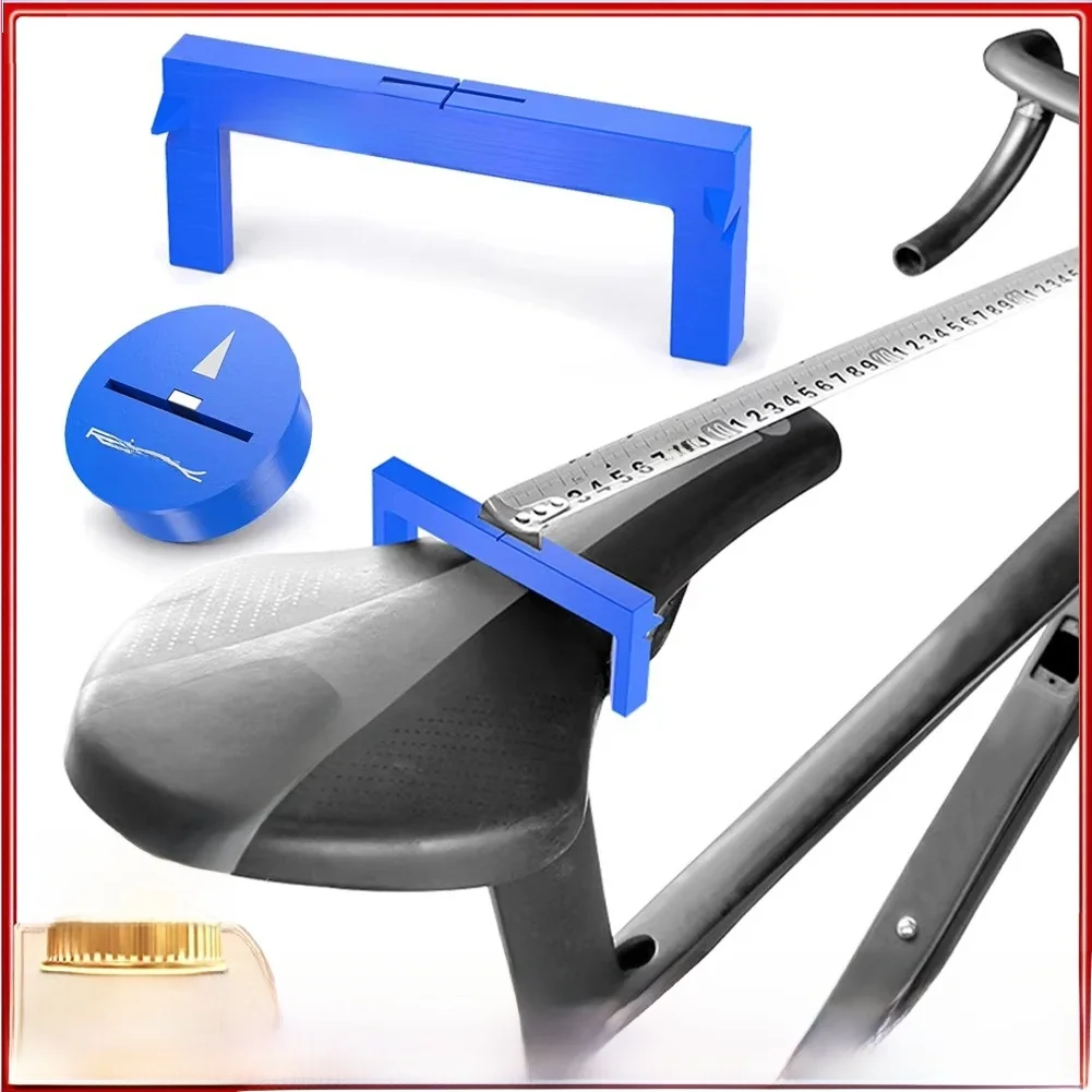 AliExpress Shunmaii 1/2pcs Bicycle Bike Seat Cushion Height Measuring Tool Fitting Measurement Gauge Saddle Positioning
