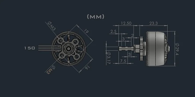 2312R عكس رمح المنافسة فرش السيارات Outrunner 3-12S RC نموذج ثابت الجناح الطائرة سيارة شاحنة كبيرة على الطرق الوعرة الانجراف AMAX #4