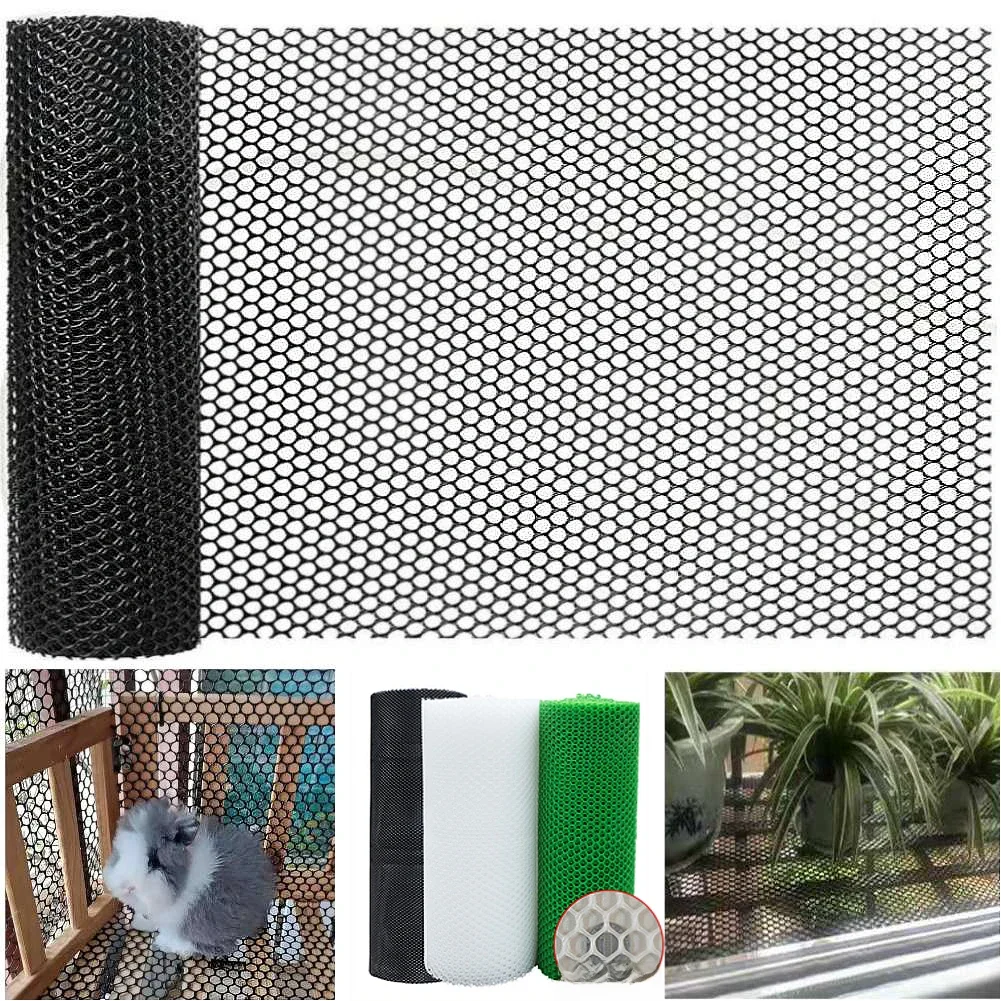 Plastikowa siatka ochronna, ogród hodowli drobiu, balkon domowy, plastikowa siatka ochronna, siatka zapobiegająca upadkom — zdjęcie 2