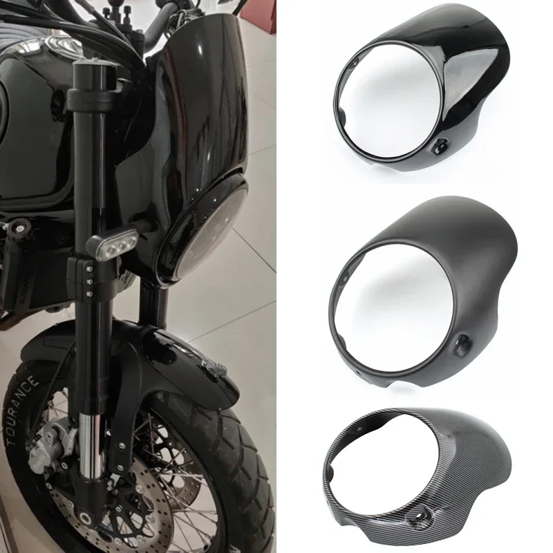 Carénage de lumière de sauna de moto, 73Inboulon 8 pouces, couvercle de pare-brise pour Triumph BONNE Ignition T100 T120, Honda DucSauMonster CB150