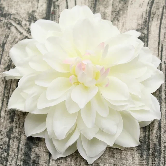 15CM duże sztuczne jedwabne stanik stroik dalia kwiaty chryzantemy Handmade dekoracje dla domu DIY głowy — zdjęcie 2