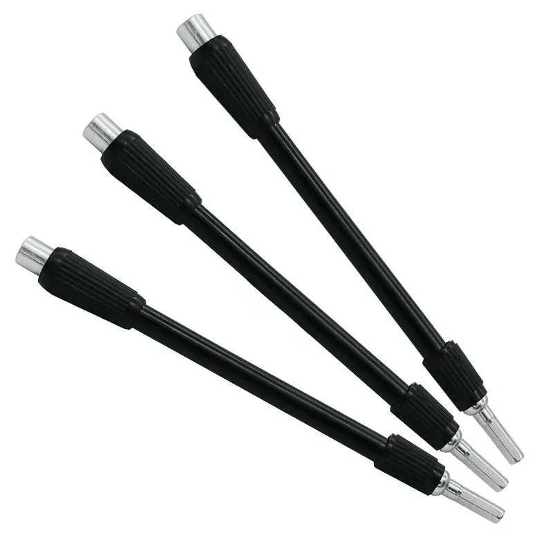 5Pcs Flex Flexible Biegsamen Erweitert Verlängerung Magnetische Welle Schraubendreher Bit Halter Hex