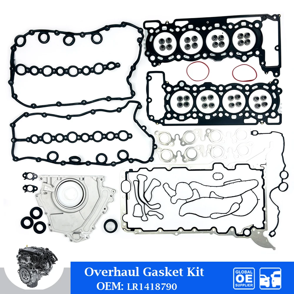 

Engine Overhaul Gasket Kit For Land Rover 3.6 3.6T Diesel Auto Parts Full Cylinder Head Gasket Set Car Accessories OE LR1418790