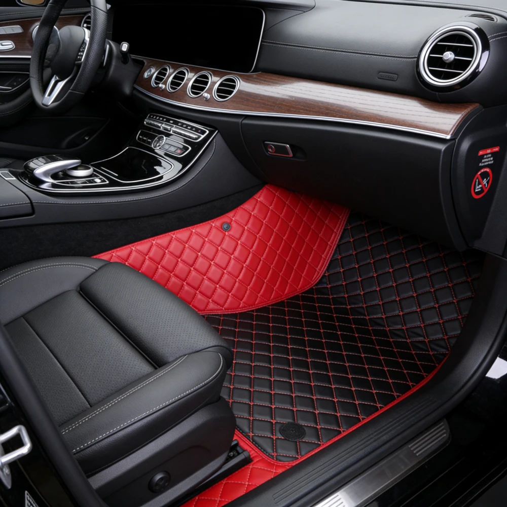 Tapis de sol de voiture sur mesure 7D moulés avec précision pour Volkswagen Golf Mk6 5K 2008-2013, 5 places, ajustement OEM, en cuir de qualité supérieure, imperméables, antidérapants, toutes saisons,