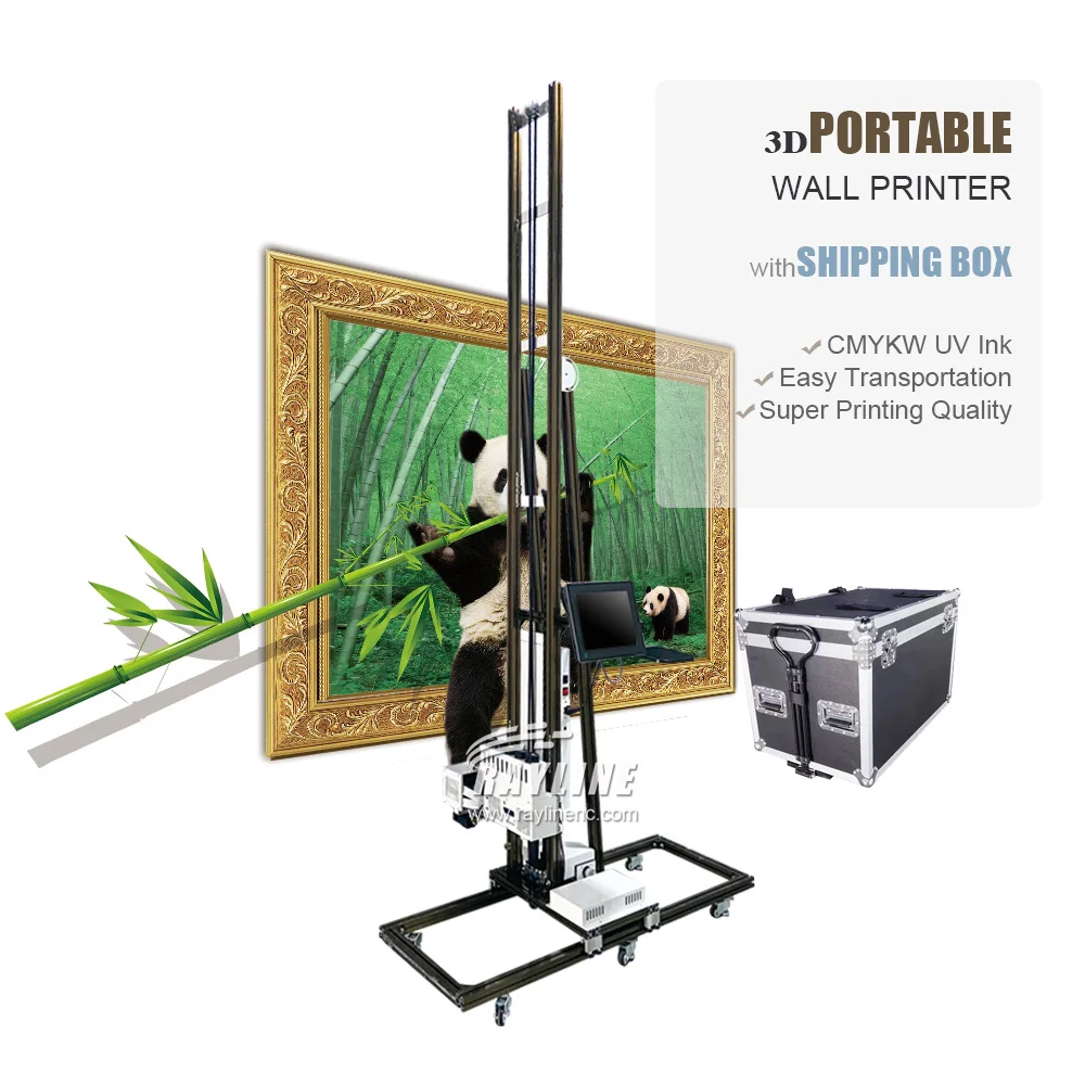 

Заводской 3D портативный настенный струйный принтер высокого разрешения/печатная машина 3D настенная живопись цена 3d пол стены легко носить с собой
