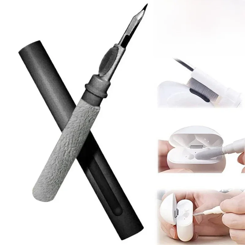 Fone de ouvido Bluetooth Caneta Limpeza, Earbuds Case, Caneta Bursh Pen para Samsung Xiaomi Huawei