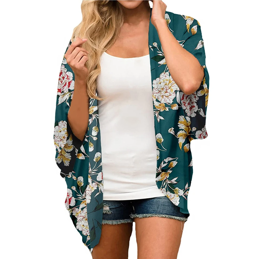 Womens Badpak Cover Ups Kimono Vesten Strand Badpak Zomer Bikini Badpakken Cover Up voor Vrouwen Top Zomer T-shirt