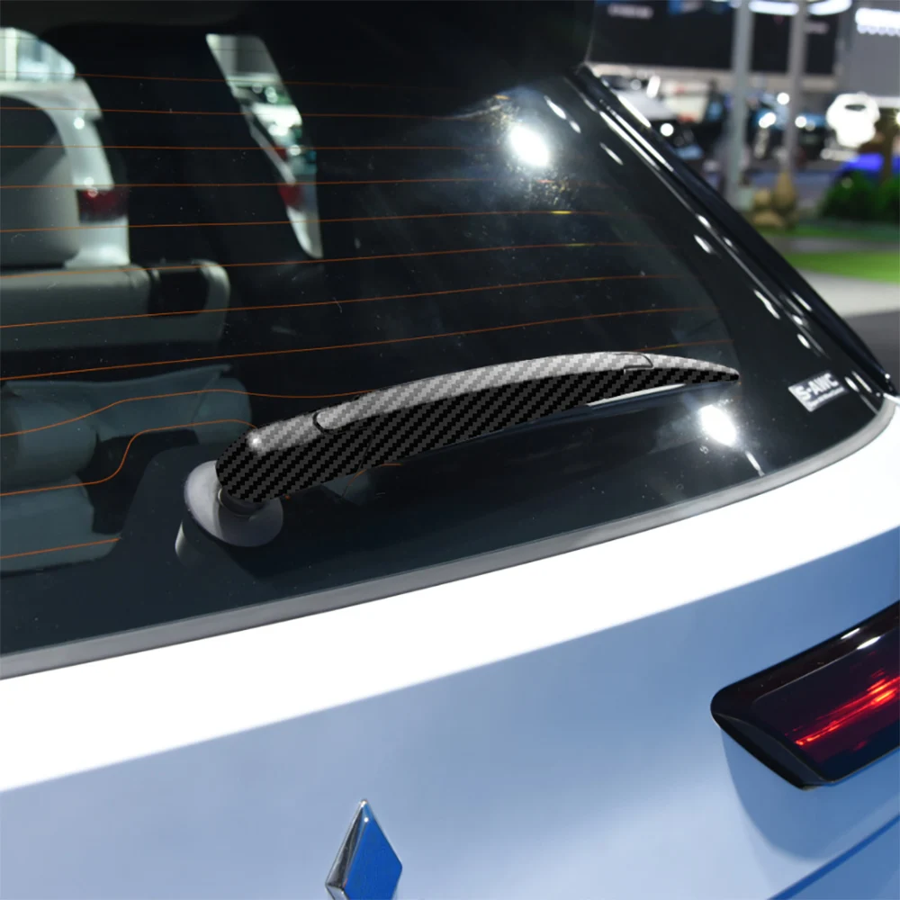 

Accessories For 2022-2025 Mitsubishi Outlander Rear Wiper Blade Cover Trim ABS Carbon Fiber Sticker