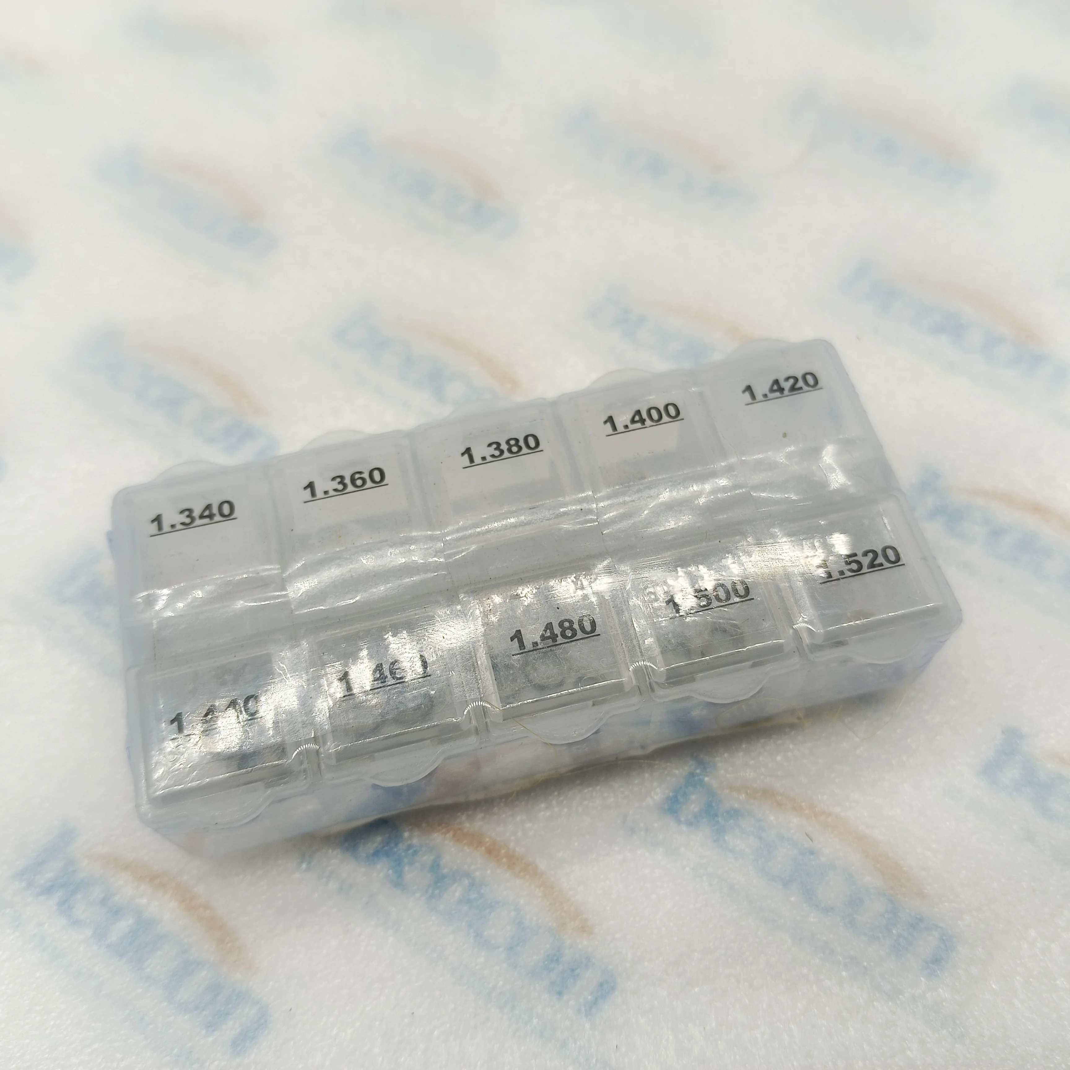 50PCS 1.34-1.52mm B60 Piezo Injector Nozzle Shim Kits Diesel Inyector Valve Adjustment Washer Gaskets for Siemens Piezo view 2
