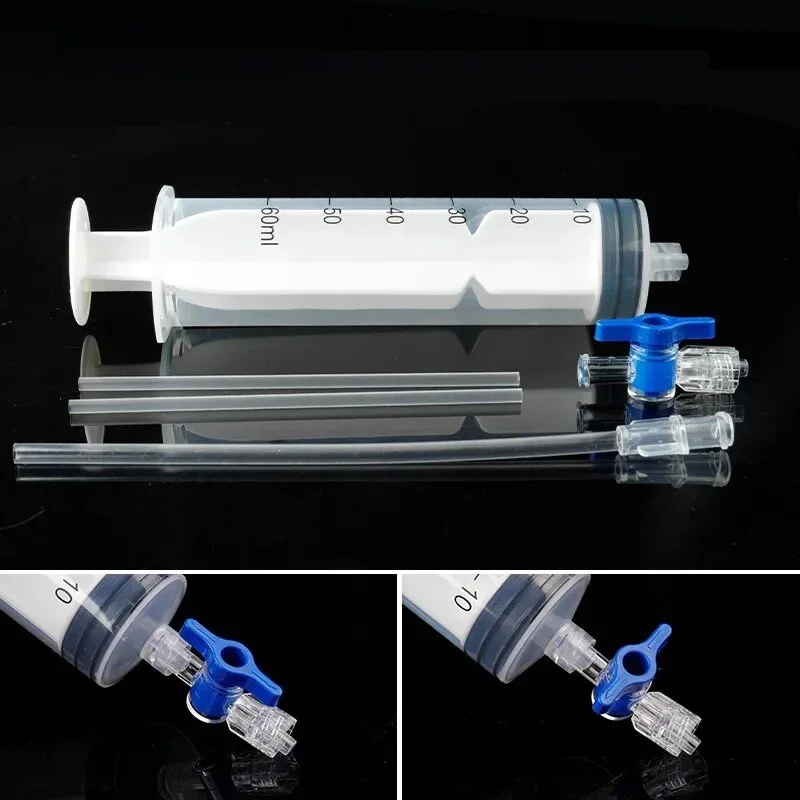 AliExpress cycle zone Mountain Bike Tubeless Tyre Sealant Syringe 60ml Bicycle Tire Fluid Injection Tool Cycling MTB Repair Tool Cycling Accessories