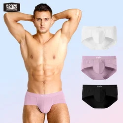 Calzoncillos Micromodal de primera calidad para hombre, ropa interior masculina, suave, transpirable, cómoda, Bóxer Sexy, paquete de 3, 52025