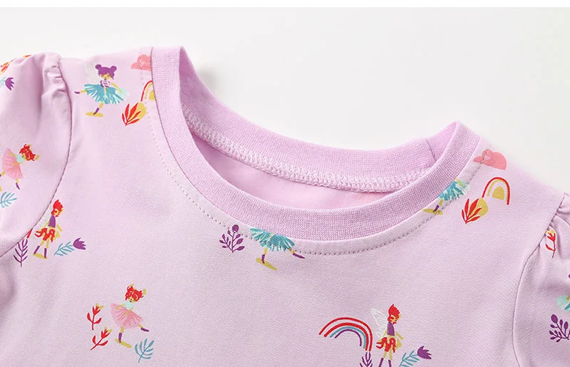 Brand Quality 100% Cotton One-piece Baby Girl Clothes Cartoon 2024 Summer Casual Children Clothing Kids A-LINE Dresses for Girls