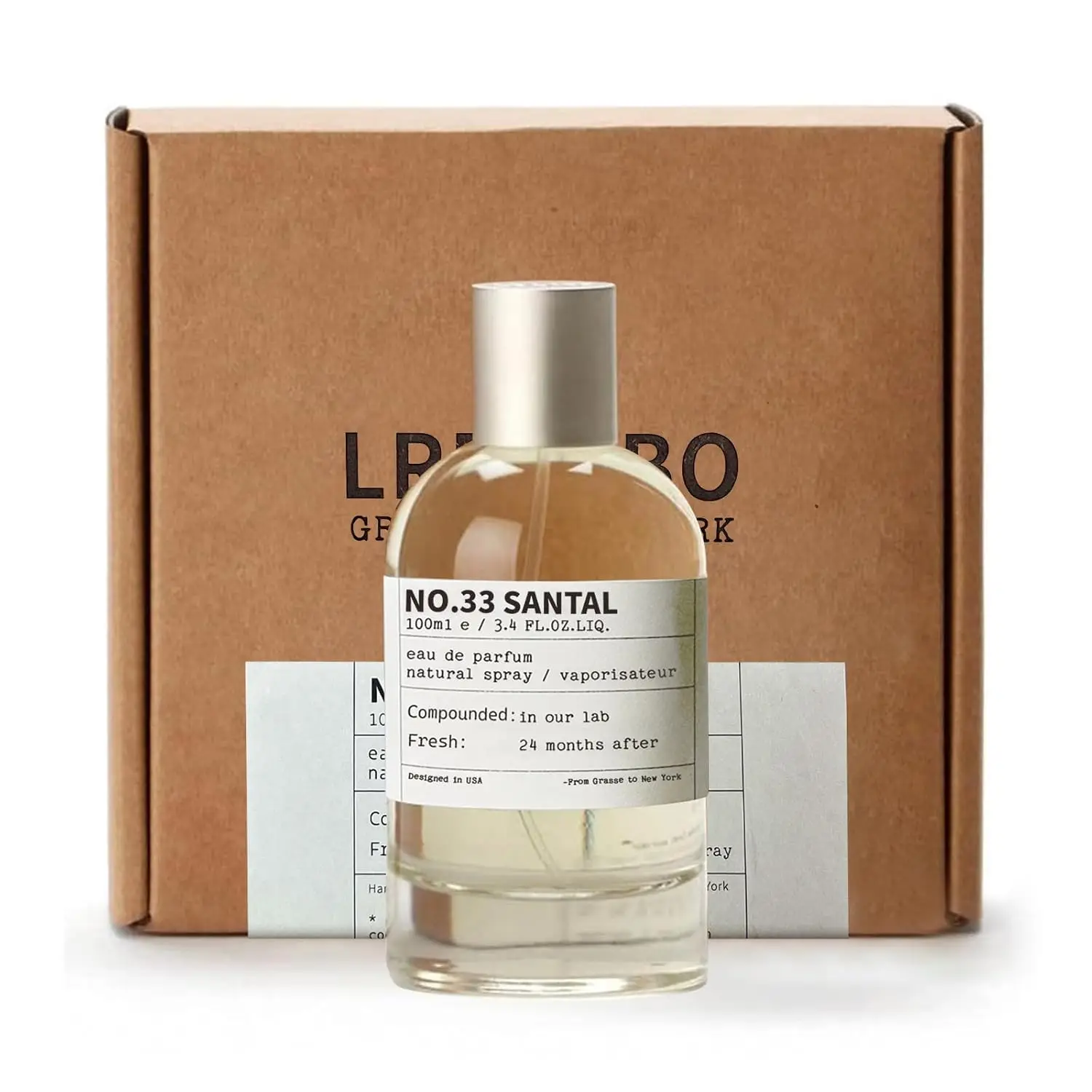 

Спрей для парфюмерии Sandalwood - 3,4 жидких унции унисекс, культовый аромат Нью-Йорка, стойкий аромат, натуральный, веганский и гипоа