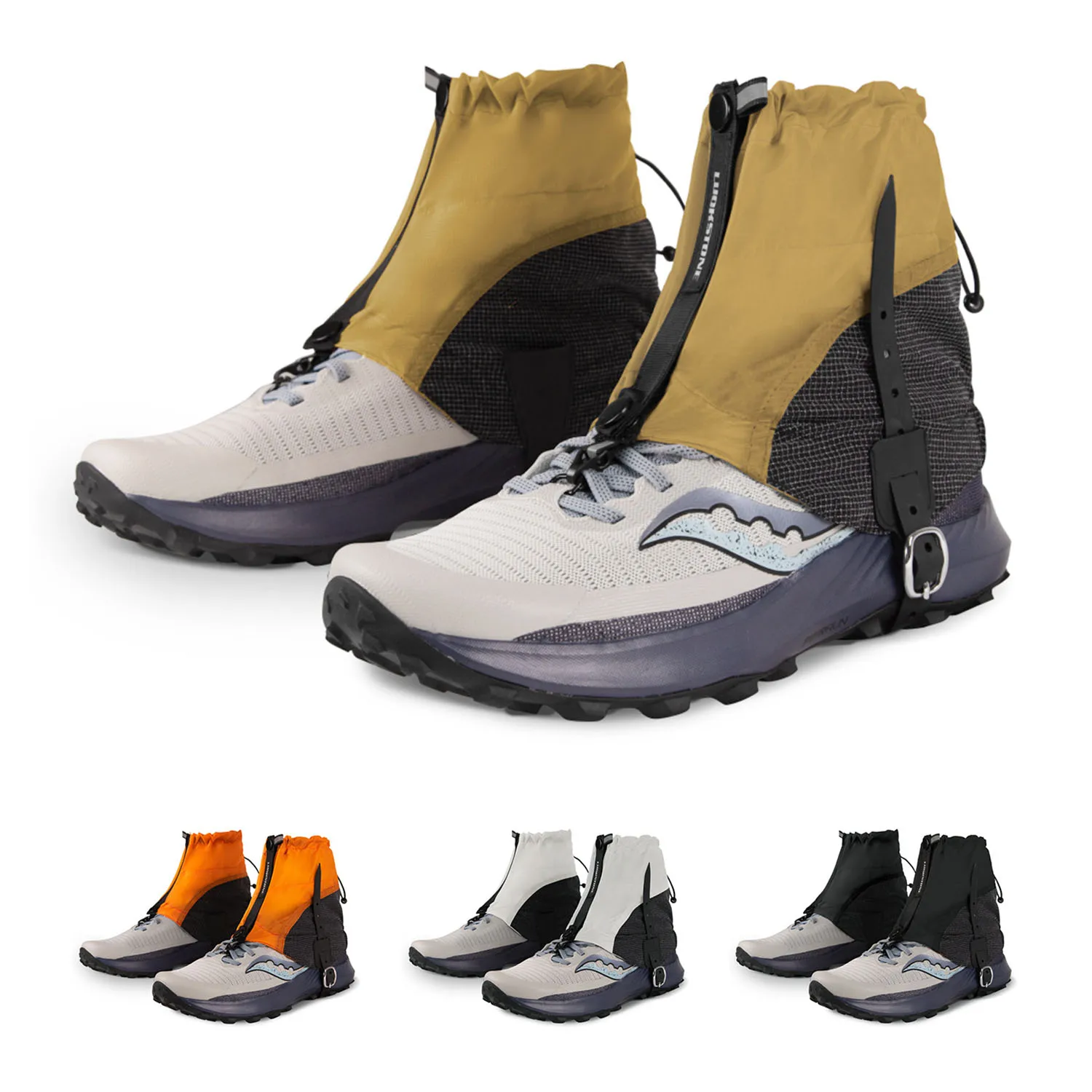 Outdoor Waterproof Leg Covers Low Trail Legging Gaiter Low Ankle Shoes Cover for Size 36-46 Camping Hiking Ski Travel Boot Shoe