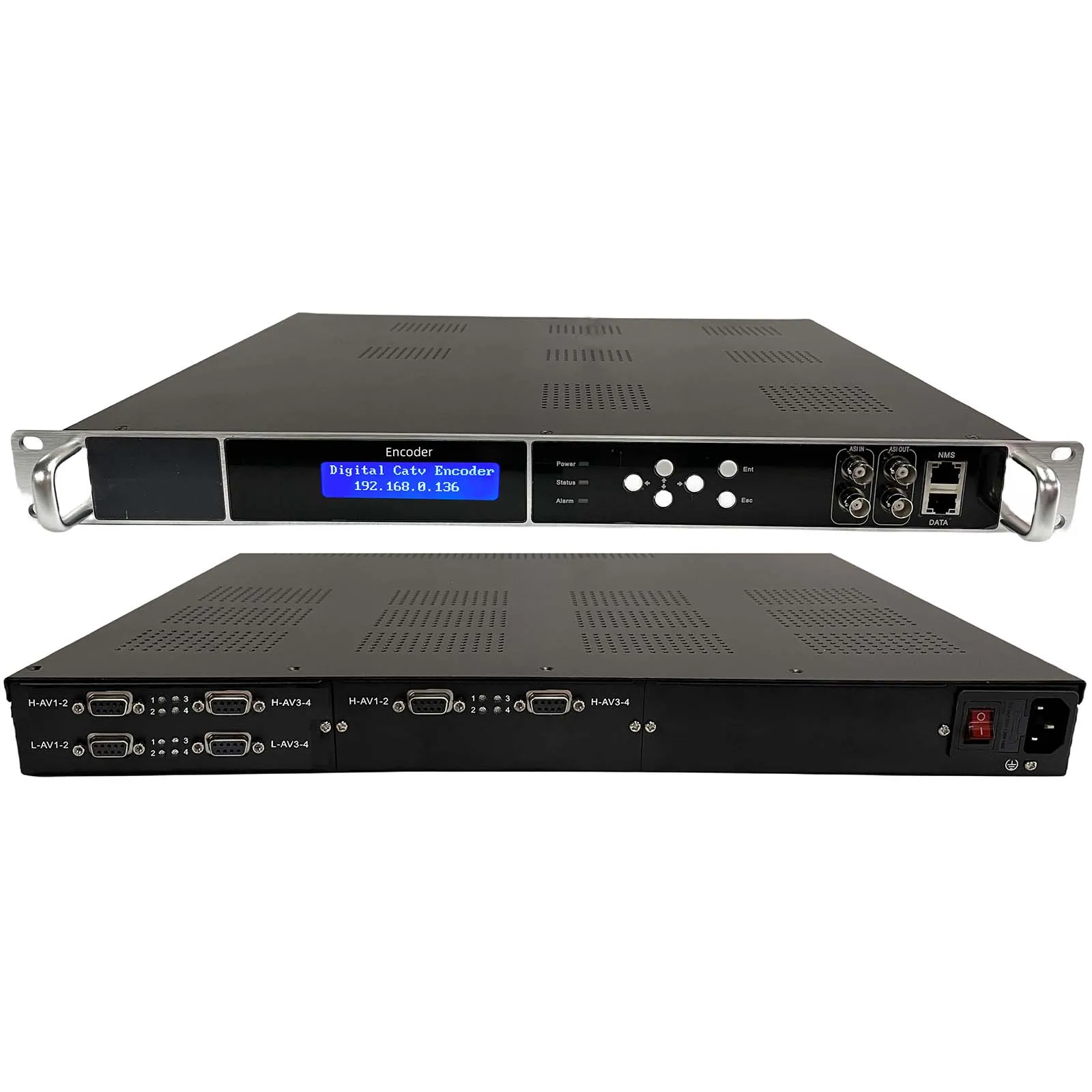 12 AV to IP/ASI encoder, MPEG2 CATV encoder, AV/CVBS to IP encoder,digital SD encoder, 12 CVBS to IP/asi encoder