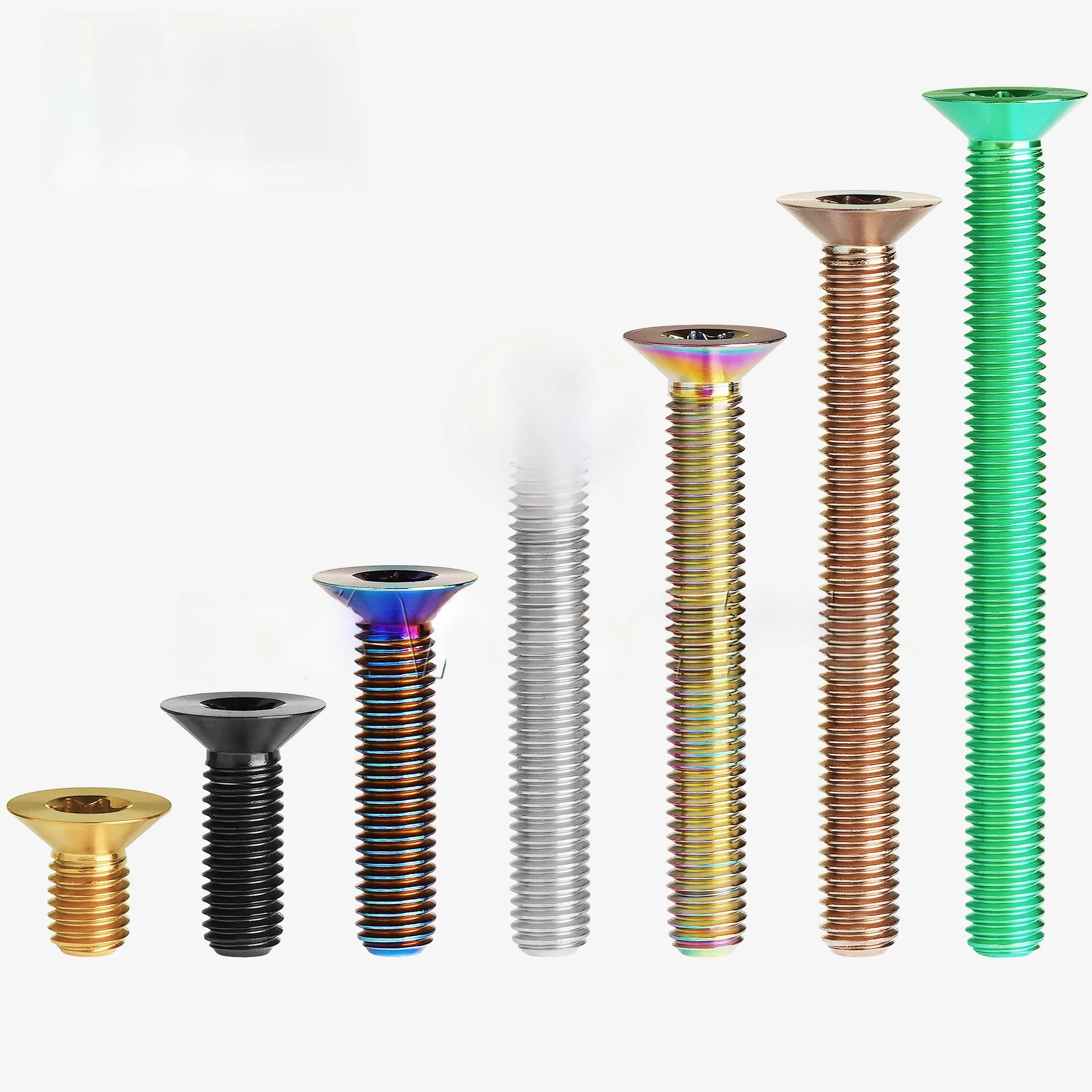 AliExpress Wanyifa Titanium Bolt M4 M8x8 10 12 15 20 25 30 35 40 45 50 60 65 70mm Torx Countersunk Head Screw for Bicycle Motorcycle