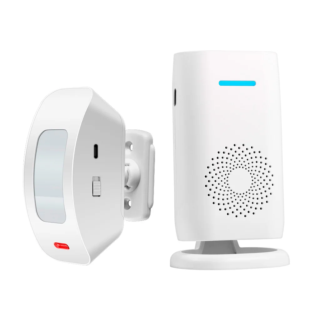 KERUI Home Security Welcome Chime Alert Wireless Infrared IR Motion Sensor Door Bell Alarm Entry Doorbell for Shop Store Office