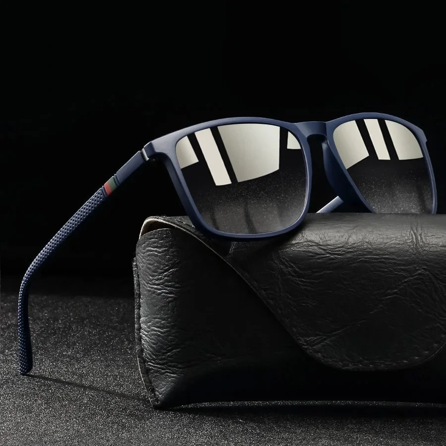 Mode Vintage motif à carreaux carré lunettes de soleil hommes femmes conduite homme marque de luxe concepteur lunettes de soleil lunettes UV400 lunettes