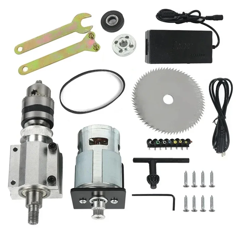 Cutting Grinder 775 24V 8000RPM Spindle Cutting Saw Machine Pulley Workbench Power Tools Wood Chain Mini Saw Cutter