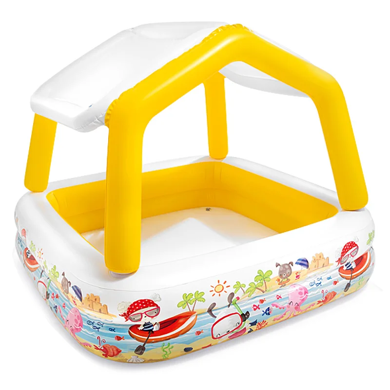 Intex Sun Shade Family Pool 57470 Water Play Pool Mini Pool Installation Pool Pool Indoor Pool For Children warrant children pool pool