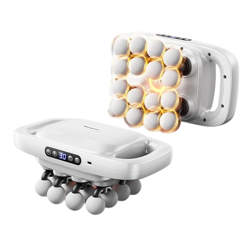 

Electric Muscle Massage Gun 30 Adjustable Intensities Deep Tissue Body Massager for Back And Shoulders with 20 Detachable Heads