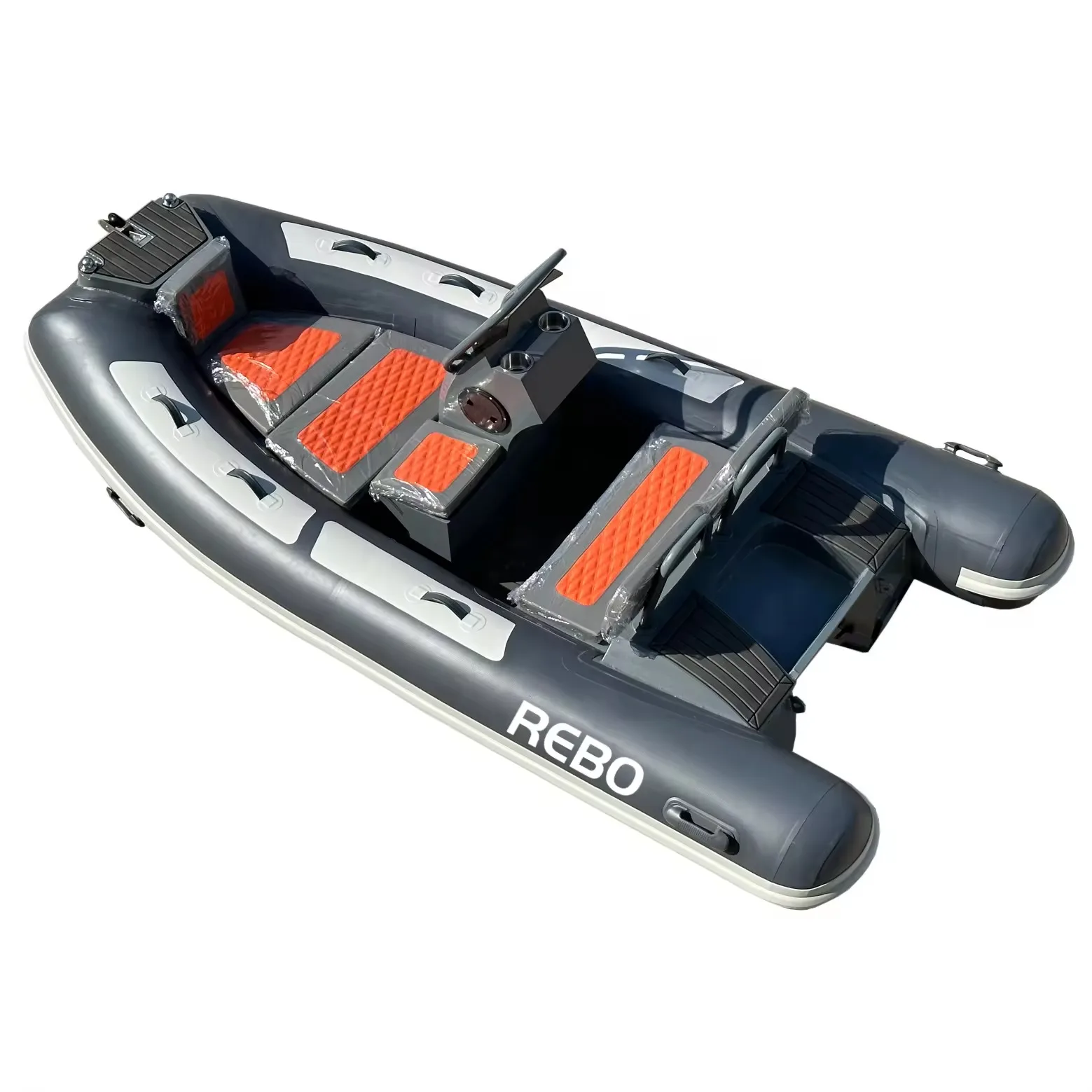 Rowing Boat Sport 11ft RHIB 330 CE Certified Aluminum Hull Hypalon PVC Rigid Inflatable Boat