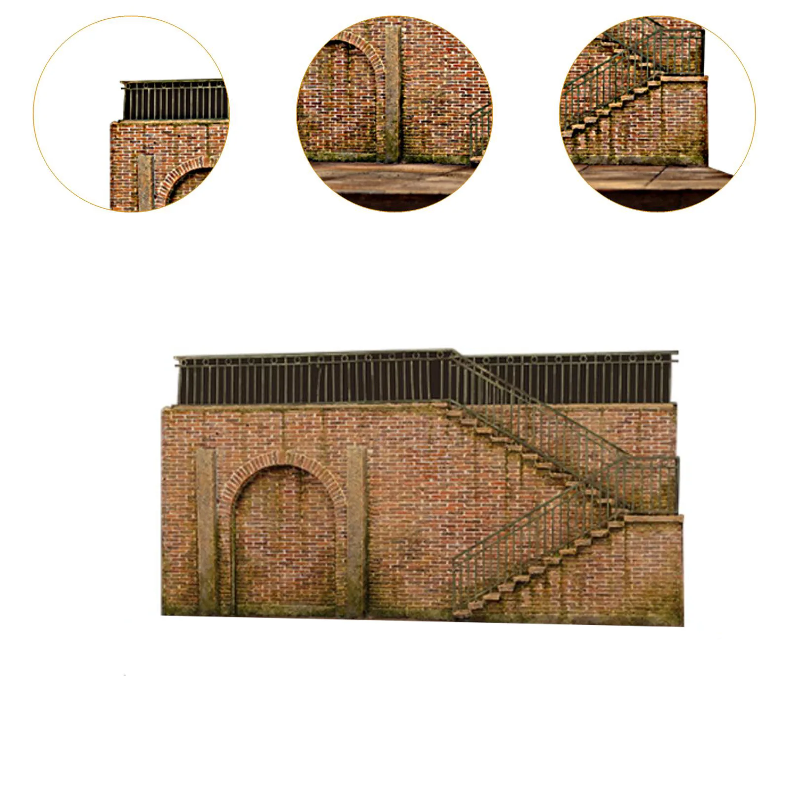 1/35 Openlucht Fabrieksgebouw Reparatie Gebouw Assemblagemodel Kit Zandtafel Scenario Platform Display Basis DIY Architectuur Speelgoed
