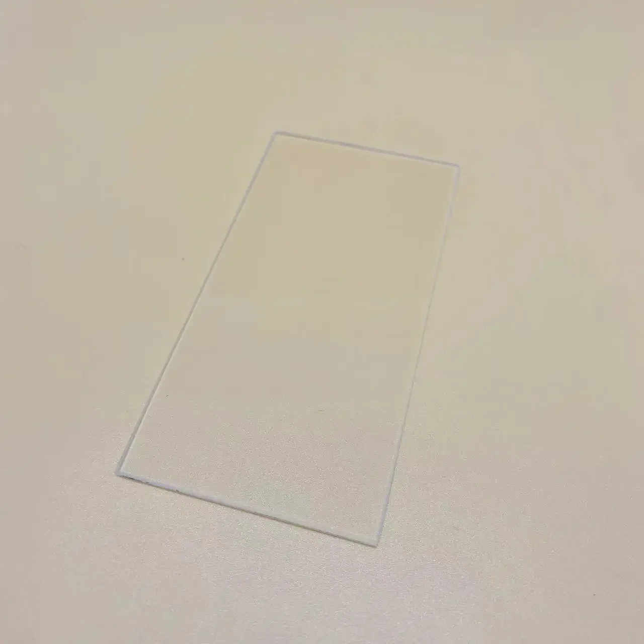 10Pcs Total Size 99.8x28.5x1mm Clear Fused Silica Quartz Glass Plate