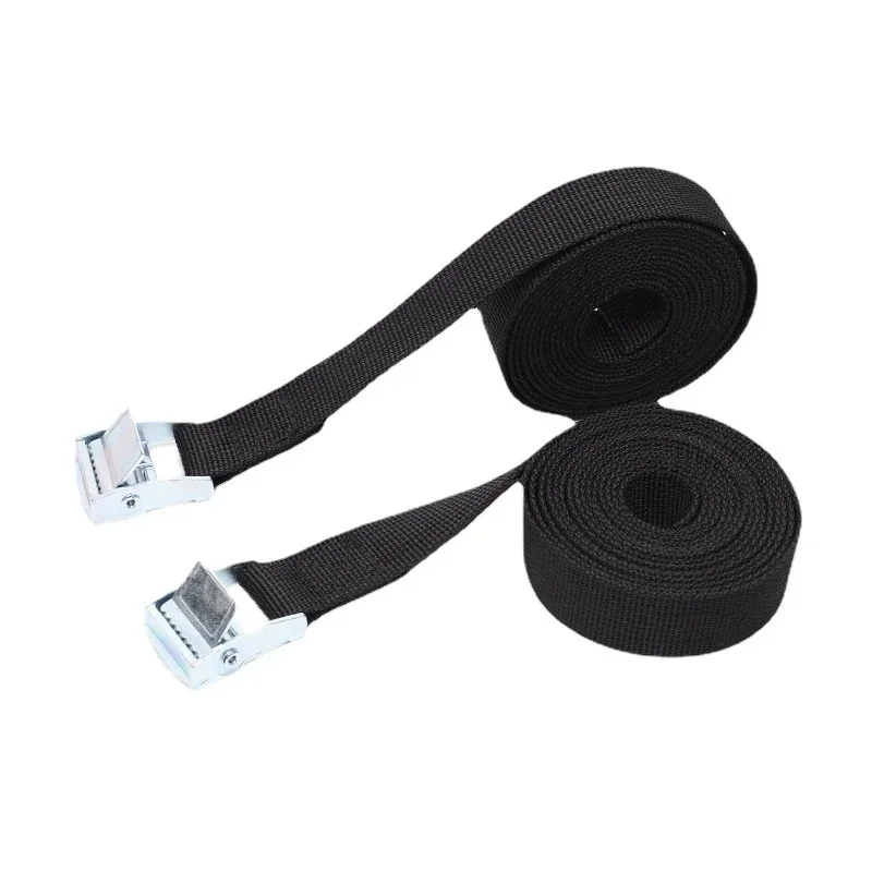 AliExpress NONE 2pcs 5M Car Tension Rope Tie Down Strap Strong Ratchet Belt Car Luggage Bag Cargo Lashing Strap for Truck Motorcycle Bike Boat