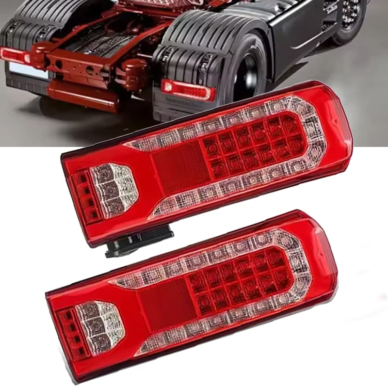 

1PC 24V LED Truck Tail Light Rear Stop Brake Lamp for Mercedes-Benz Actros MP4 MP5 Rear Tail Lamp Compatible For Benz Truck