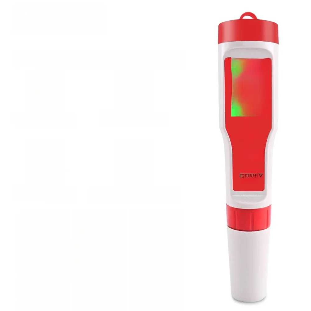 Yieryi 4-in-1 PH TDS EC Temperaturmessgerät Digitaler Wasserqualitätstester 0,01 Hochpräzise Messung für Aquarium, Schwimmbad, Hydroponik, Säuregehalt