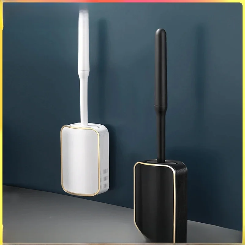 MENGNI-brosse de toilette de luxe salle de bain montage mural outil de nettoyage Ă vidange rapide brosse de nettoyage ensembles d'accessoires de salle de bain