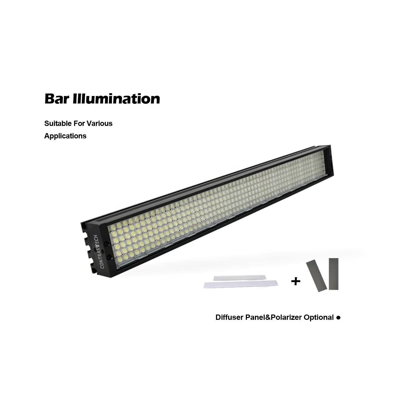 Flash Bar Illumination HL Machine Vision Industrial Lighting White LED 24V Waterproof Workshop Automation For PCB Inspection