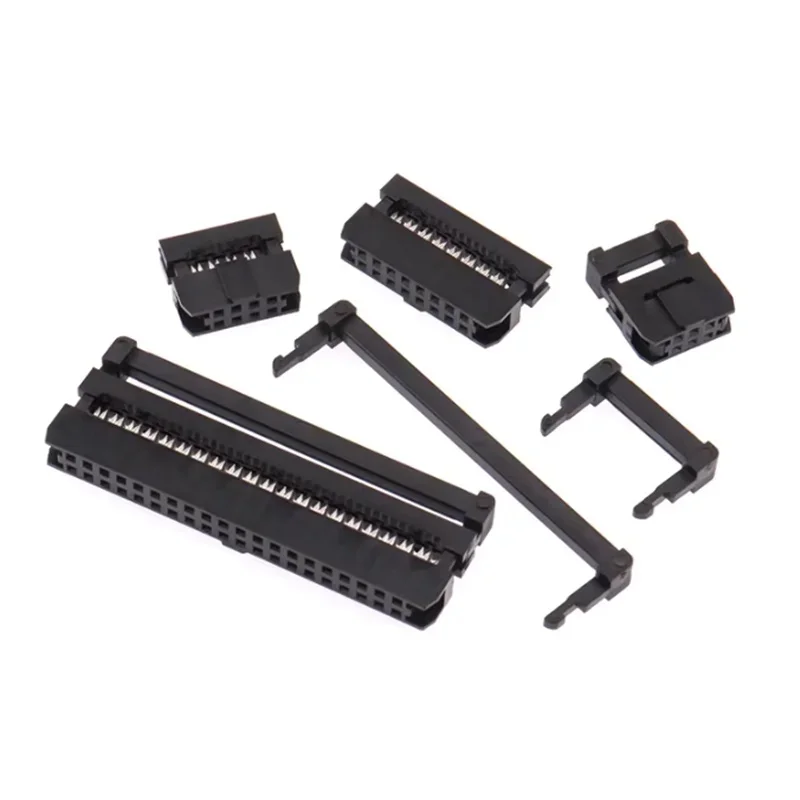 10 sztuk FC-6 podziałowej 2.54MM/8/10/12/14/16/18/20/30/40 złącze żeńskie gniazdo IDC — zdjęcie 2