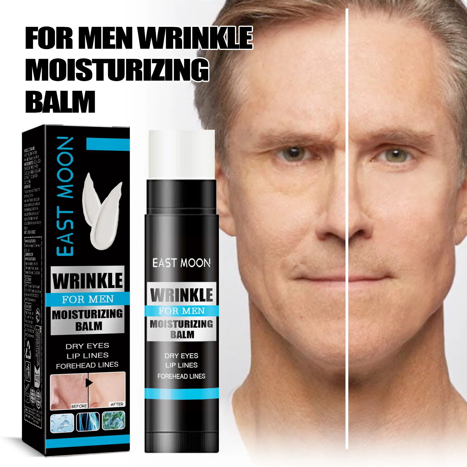 

3.8g Men'S Anti Wrinkle Moisturizing Firming Pores Reduce Fine Lines Moisturize Nourish Radiant Skin Facial Moisturizing Balm