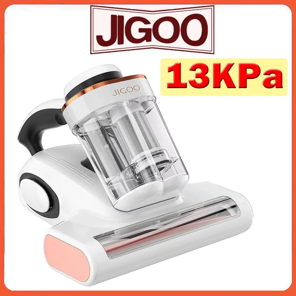 JIGOO J300 Dual-Cup Smart Mite Cleaner 500W With 13KPa Suction Dust Mite Sensor Dual-Cup Design Metal Brushroll 55℃… — oferta en AliExpress