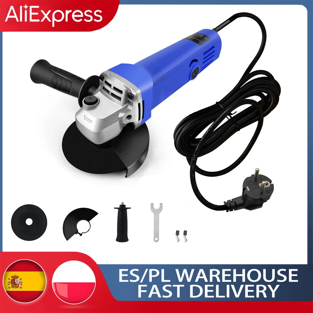 1000W Electric Angle Grinder 220V cored grinning Machine Stepless Speeds Electric grinning baking Polishing Power Tool