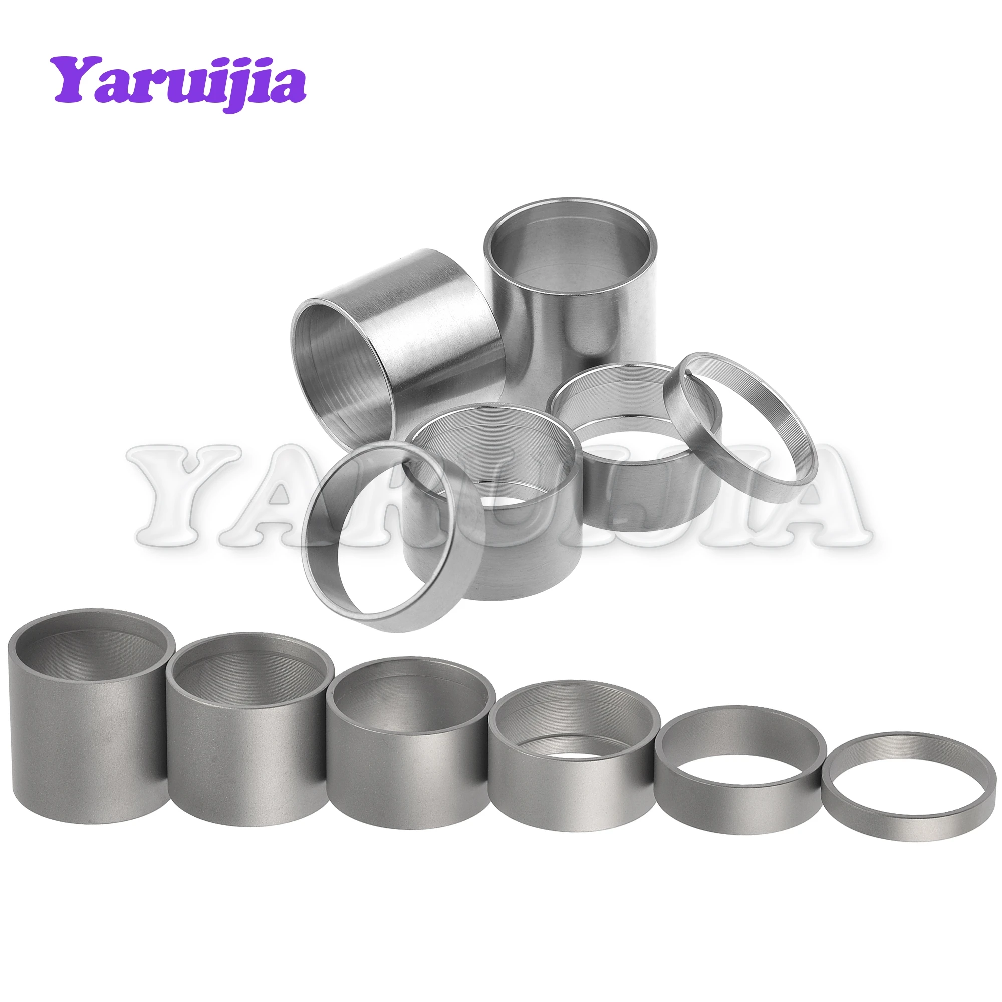 Yaruijia Titanium Bicycle Headset Spacer Washers 1-1/8\